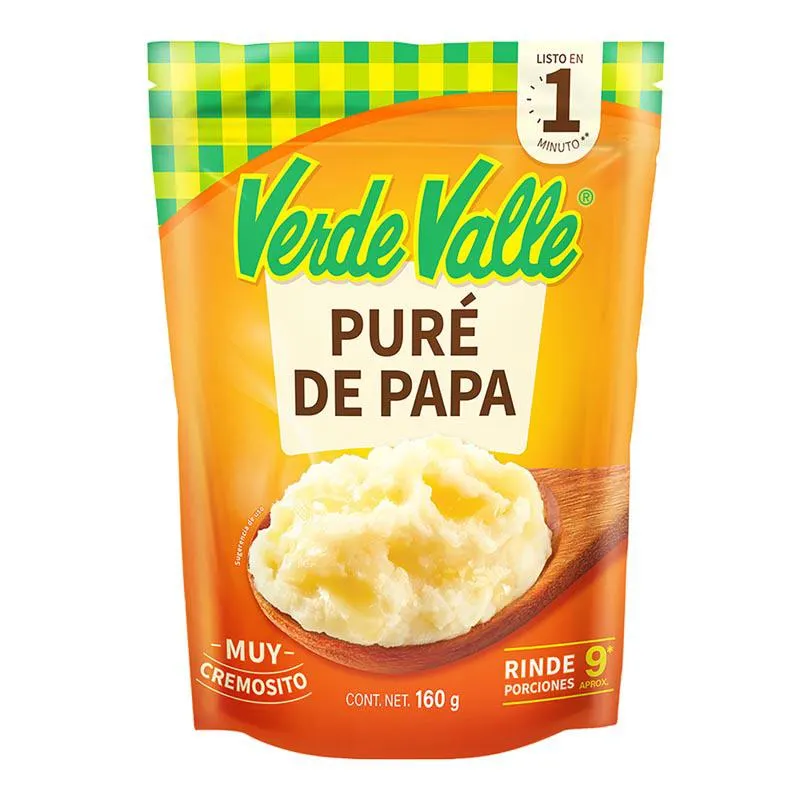 PURE DE PAPA VERDE VALLE BOLSA 160 GR.