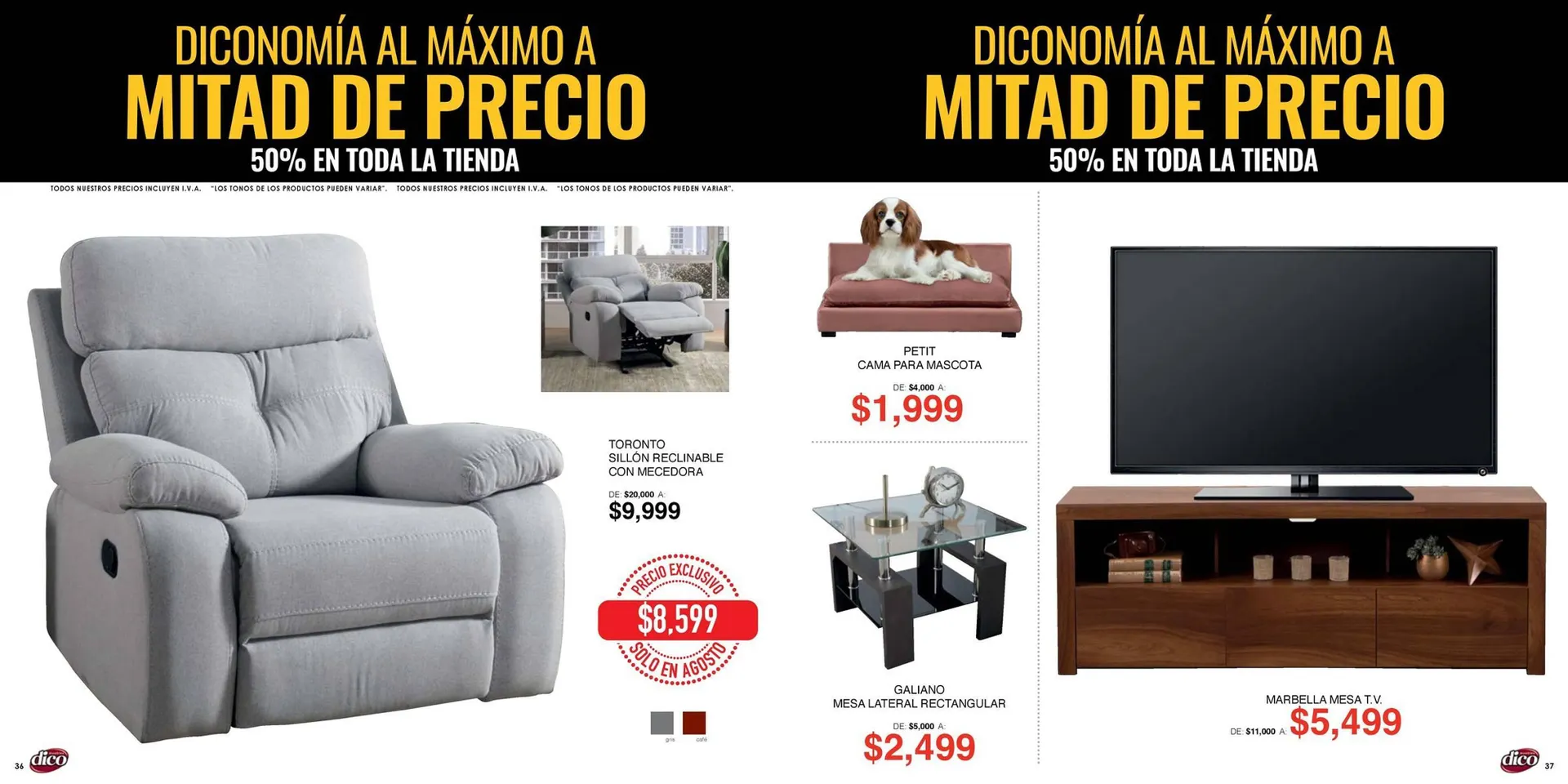 Catálogo de Catálogo Muebles Dico 12 de agosto al 31 de agosto 2025 - Pagina 19