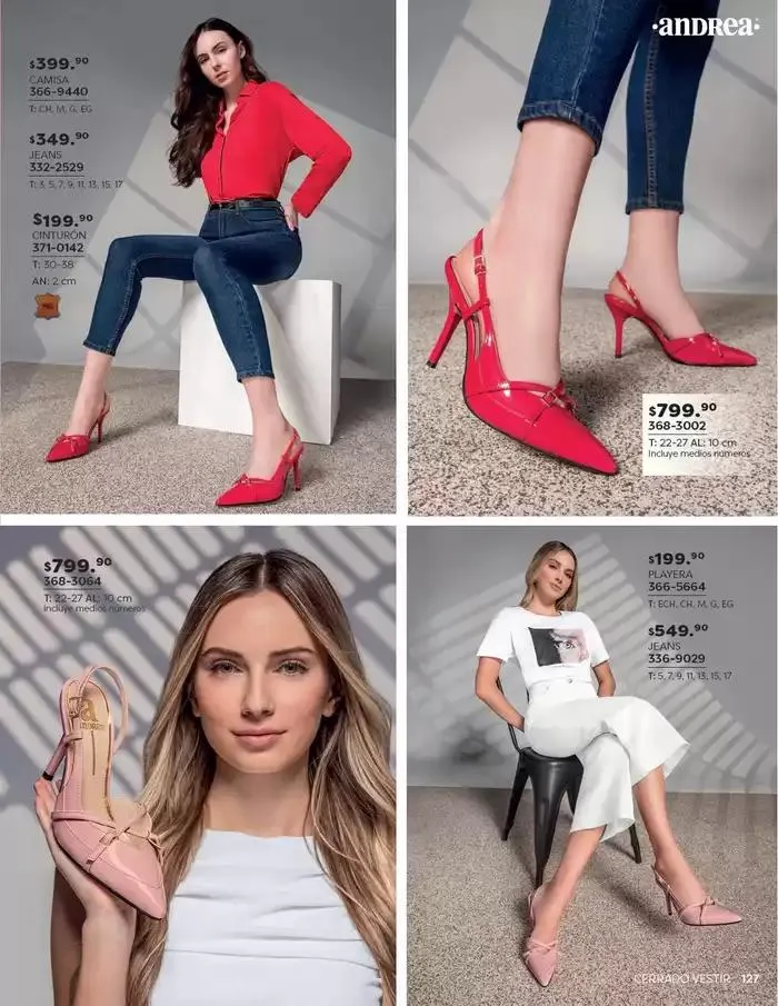 Catálogo de ANDREA | CALZADO DAMA 26 de enero al 24 de mayo 2025 - Pagina 127