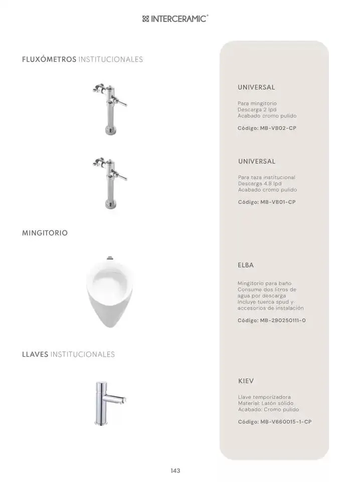 Catálogo de Muebles de Baño y Cocina 14 de noviembre al 31 de marzo 2025 - Pagina 143