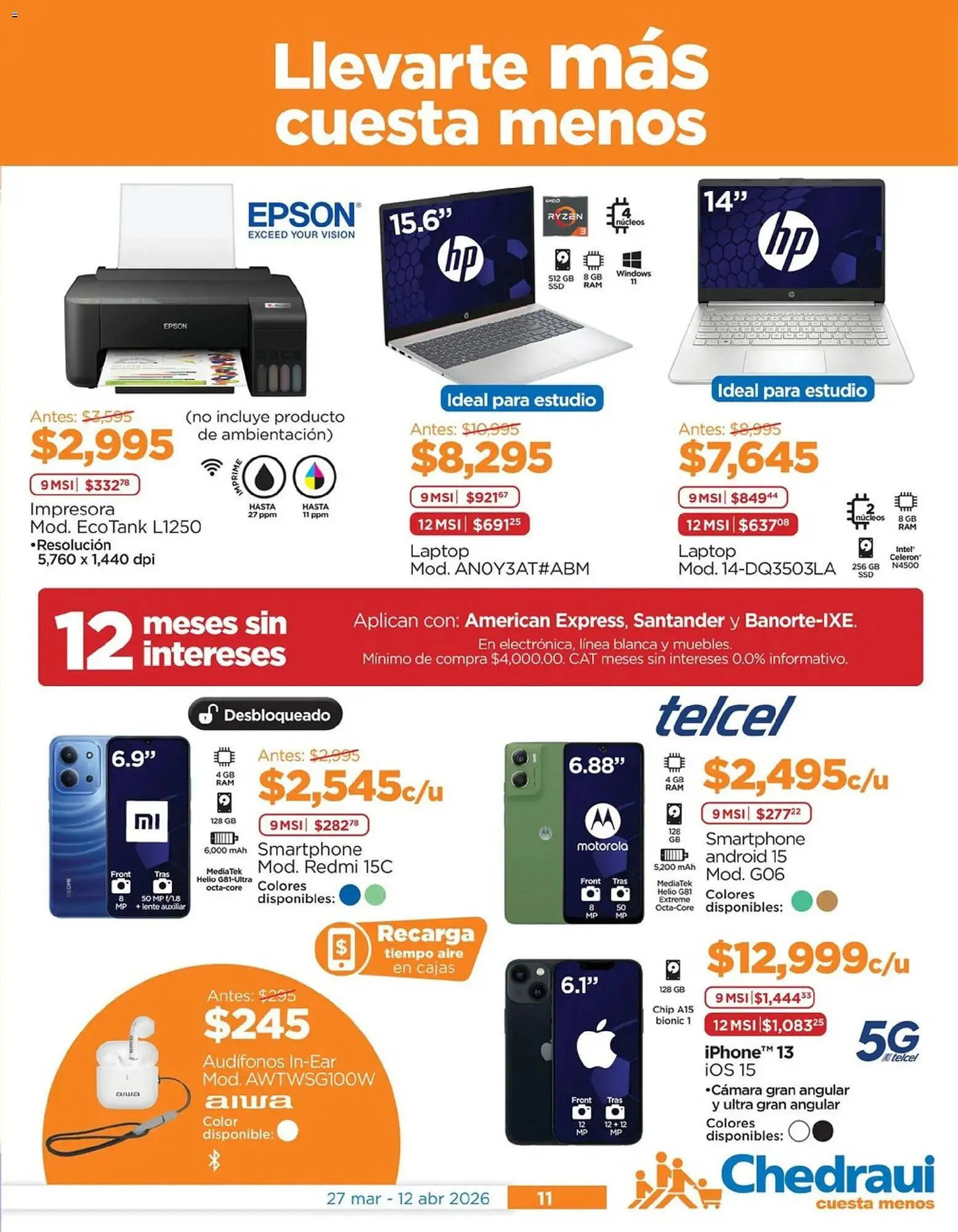 Catálogo de Folleto Chedraui 27 de marzo al 12 de abril 2026 - Pagina 11