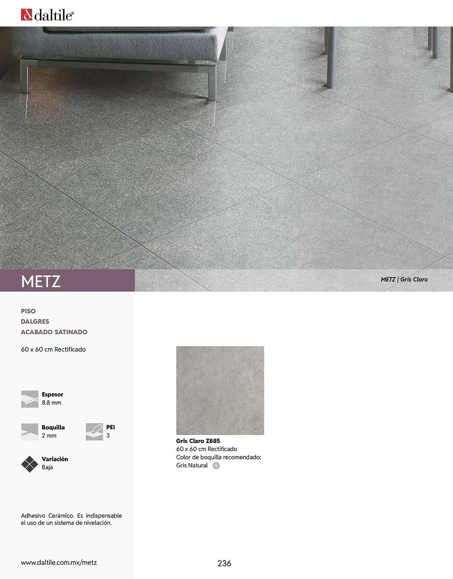 Catálogo de Catálogo Daltile 13 de enero al 31 de diciembre 2026 - Pagina 236