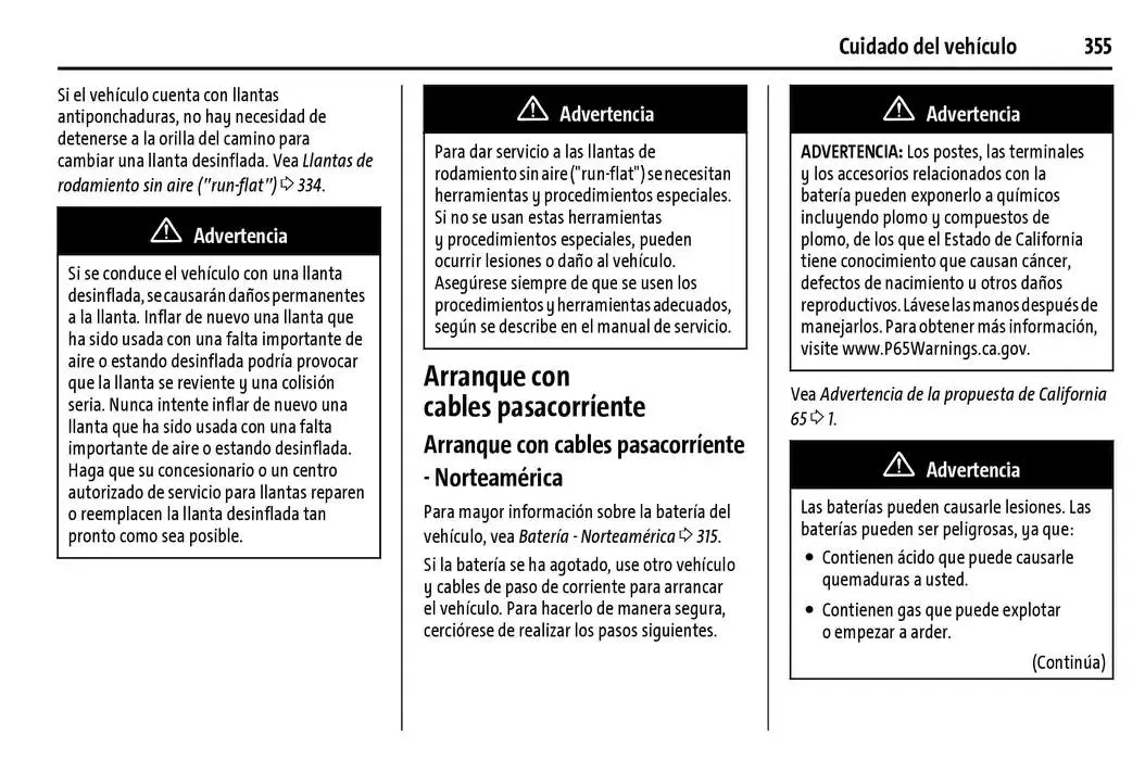 Catálogo de Chevrolet Corvette Stingray Manual del propietario 22 de enero al 31 de diciembre 2025 - Pagina 356
