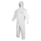 Overol Desechable Blanco de Polipropileno y Polietileno