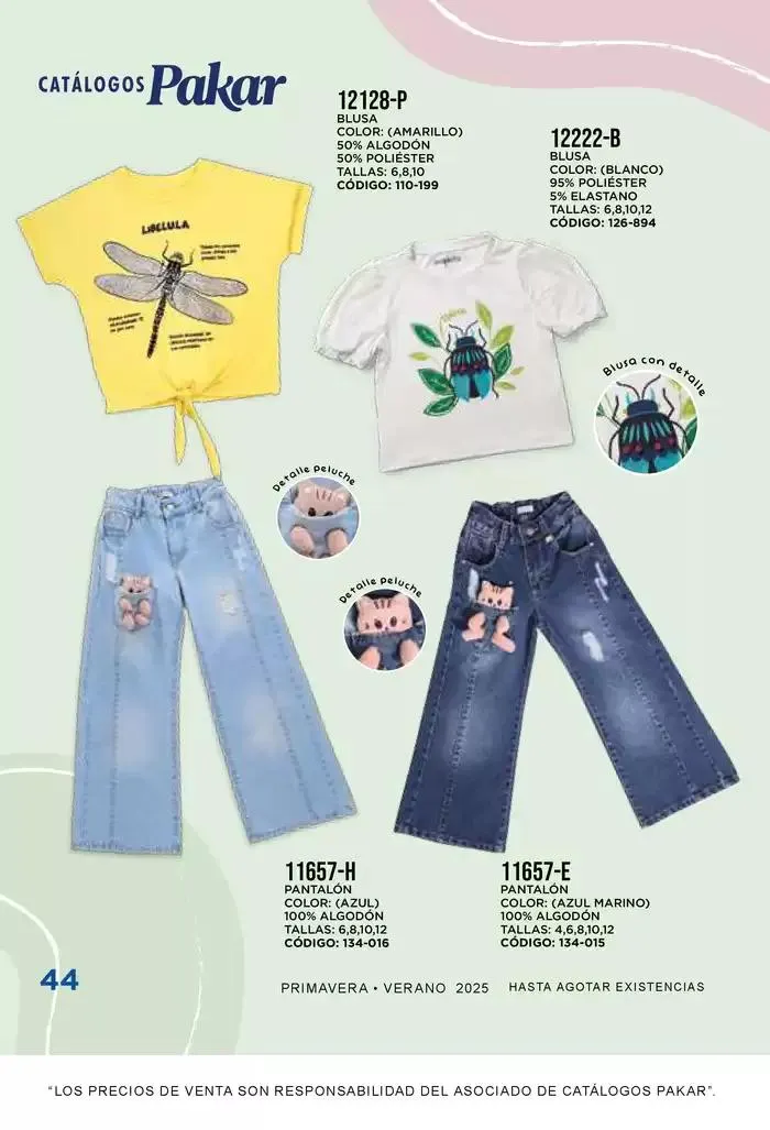 Catálogo de Pakar Coqueta 31 de enero al 31 de agosto 2025 - Pagina 44