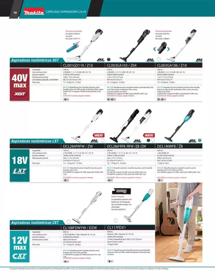Catálogo de Catálogo de Aspiradoras 8 de enero al 31 de diciembre 2025 - Pagina 18