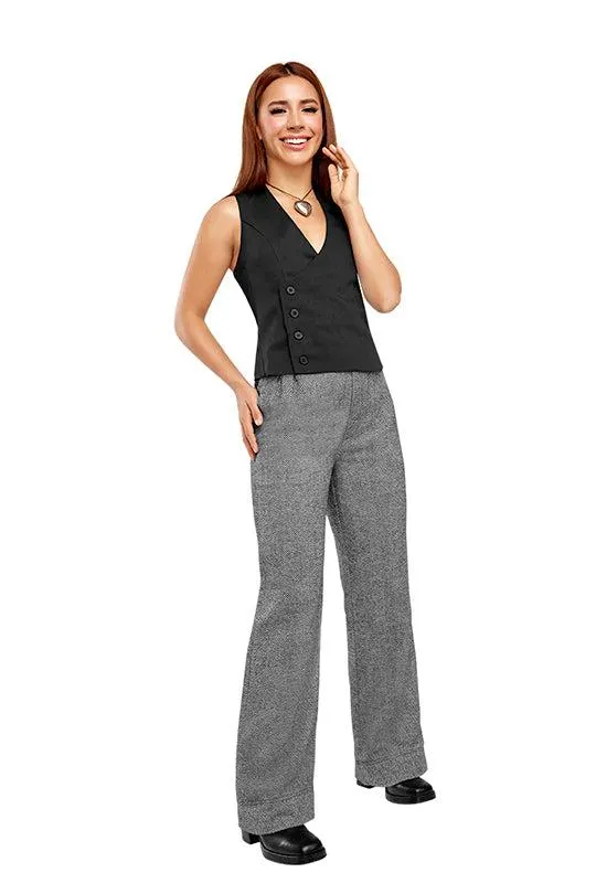 CHALECO CON FORRO NEGRO 91553