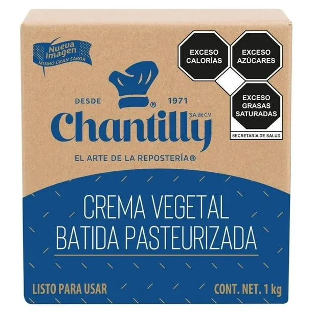 Crema batida Chantilly 1 kg