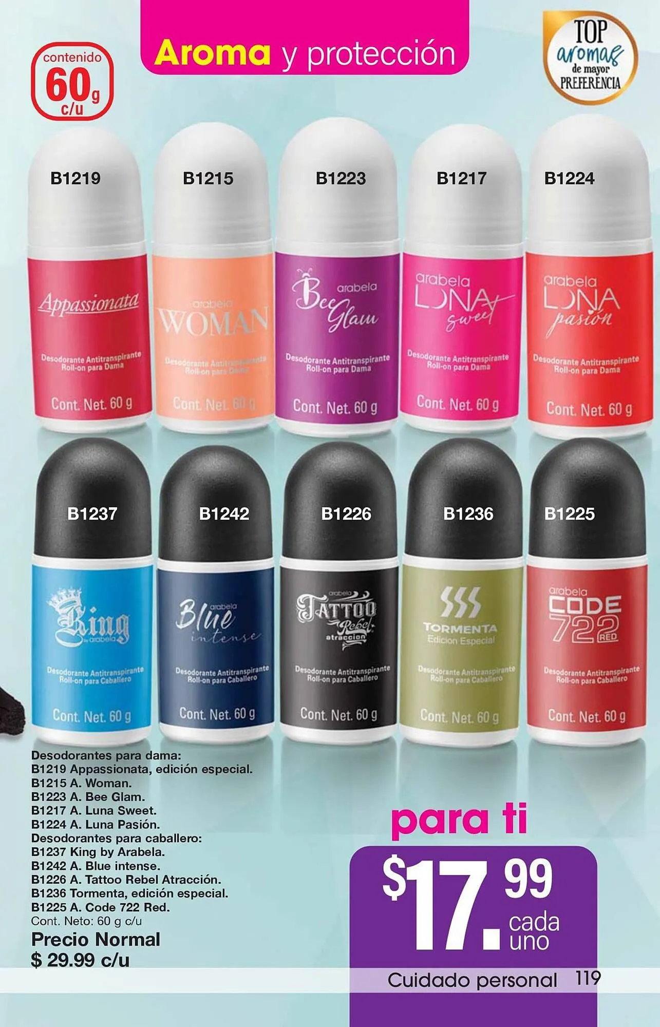 Catálogo de Catálogo Arabela 11 de abril al 2 de mayo 2024 - Pagina 119