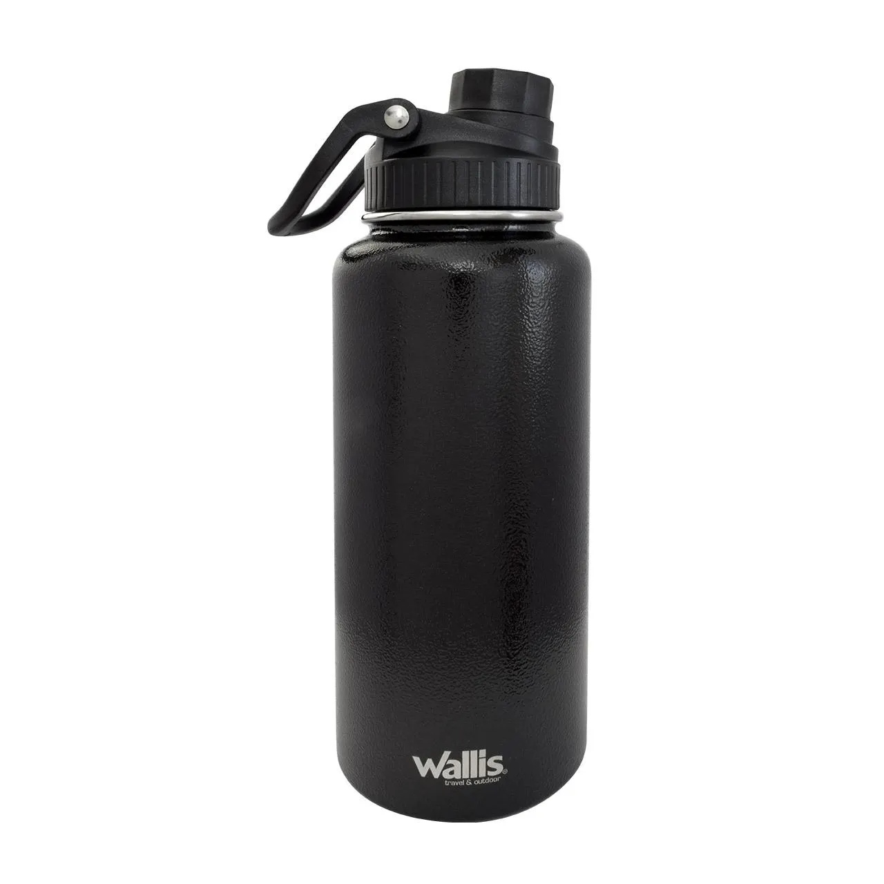 Cilindro térmico de acero inoxidable, 950 ml, negro martillado