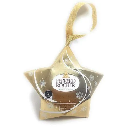 Chocolate Ferrero Rocher Estrella 3 Piezas