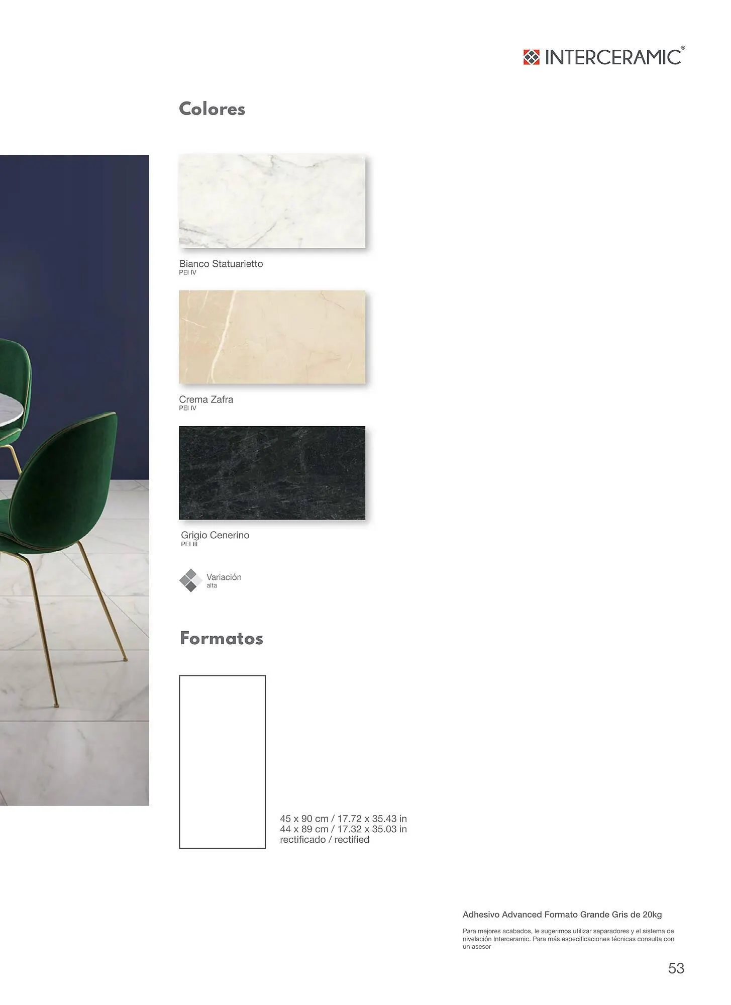 Catálogo de Catálogo Interceramic 12 de marzo al 31 de diciembre 2024 - Pagina 53