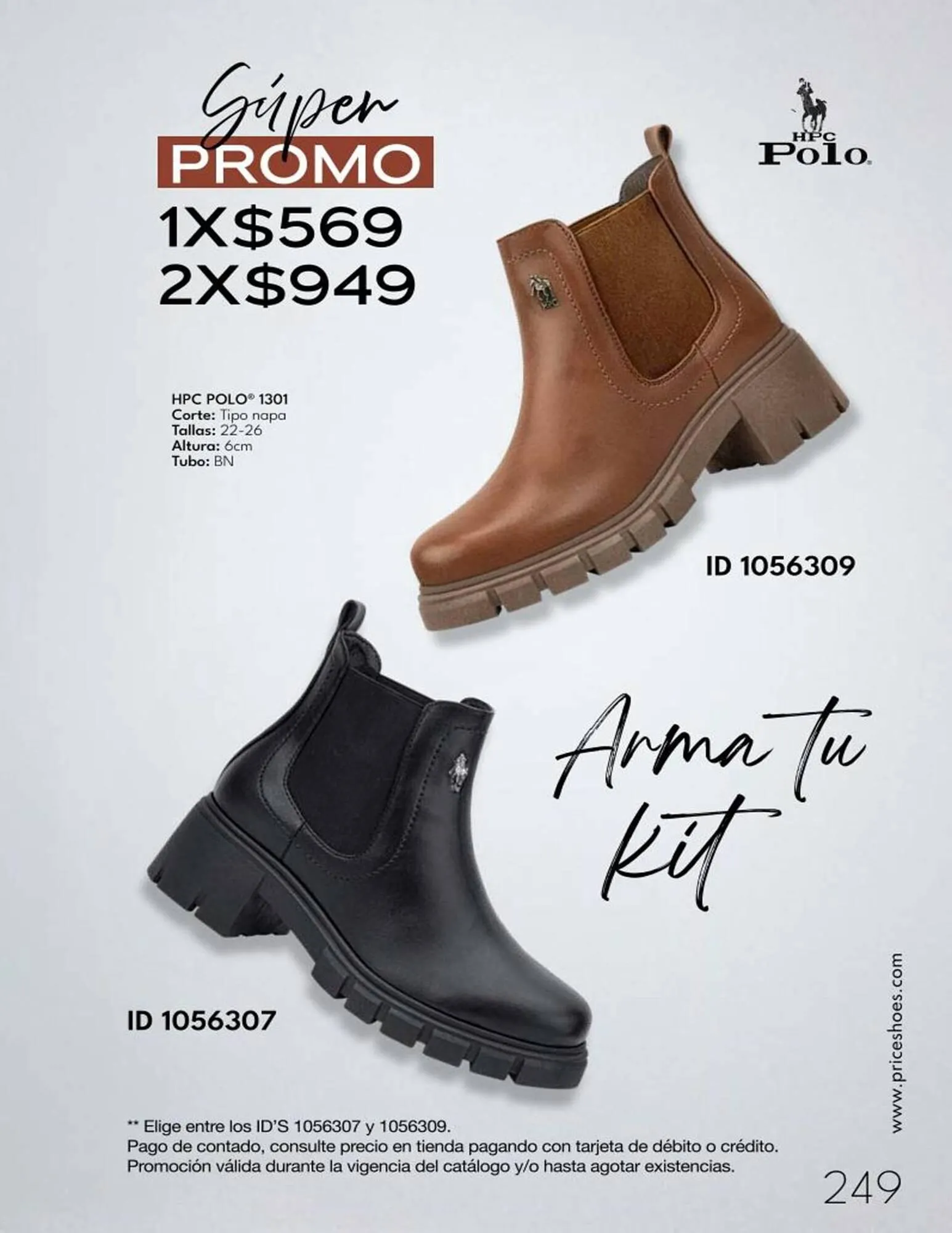 Catálogo de Catálogo Price Shoes 15 de abril al 31 de diciembre 2025 - Pagina 249