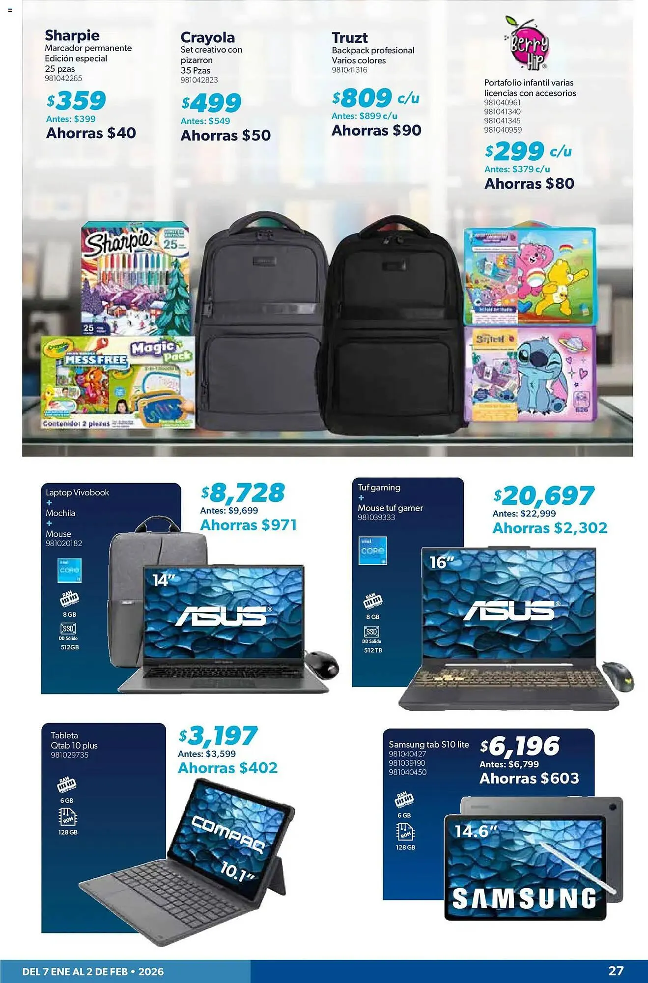 Catálogo de Catálogo Sam's Club 7 de enero al 3 de febrero 2026 - Pagina 27