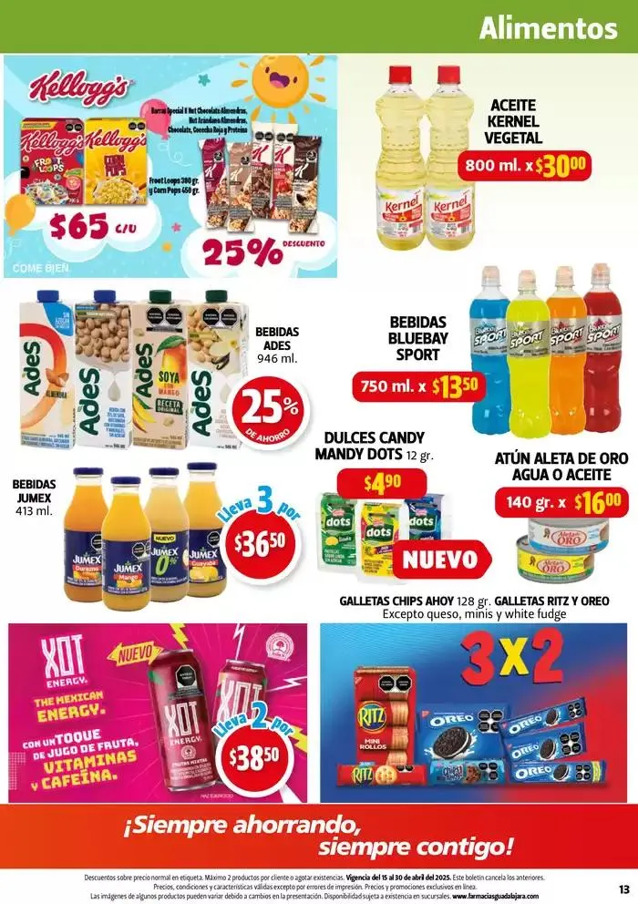 Catálogo de Boletín Farmacias Guadalajara  15 de abril al 1 de mayo 2025 - Pagina 13