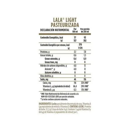 Leche Fresca Lala Light 1 L de cartón