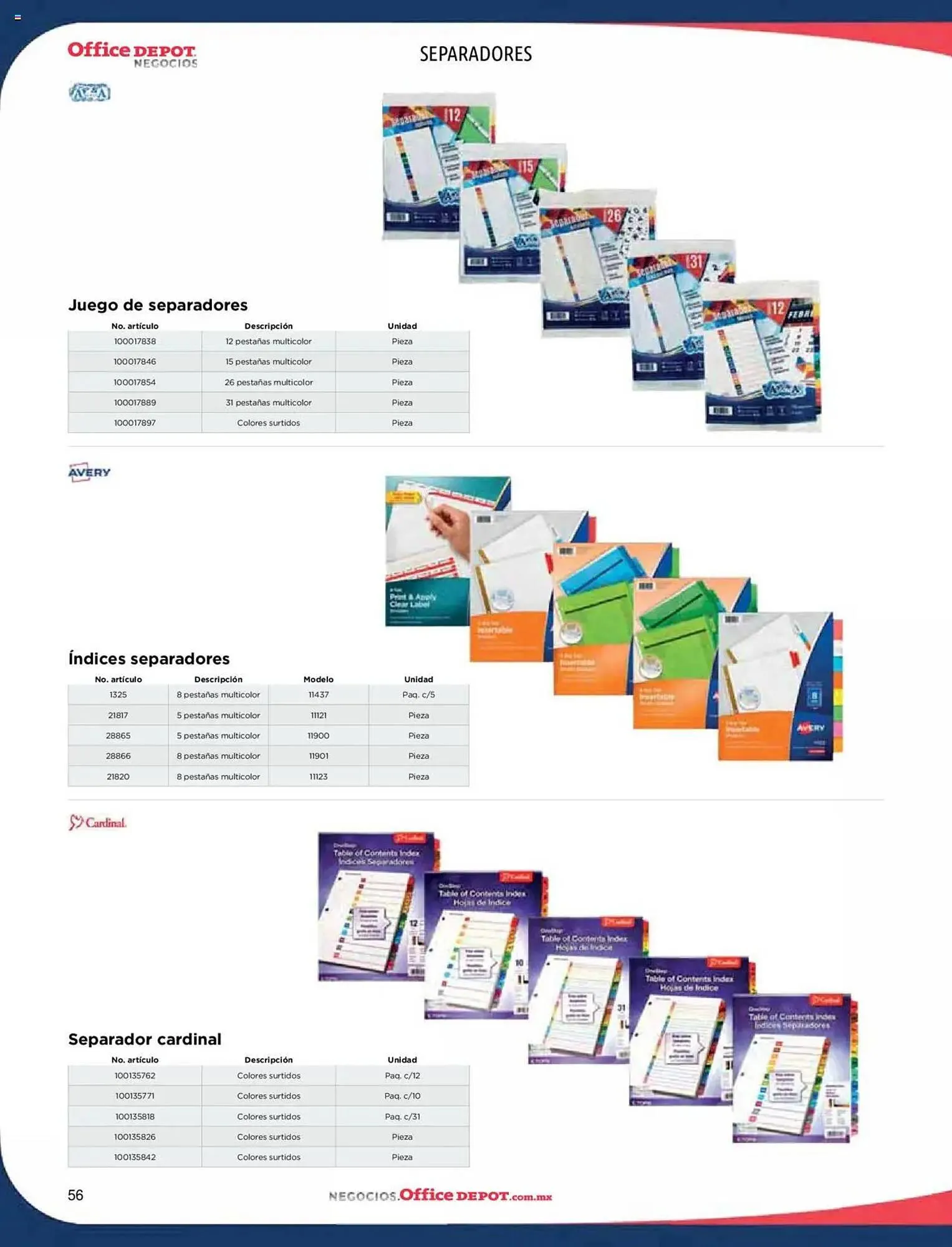 Catálogo de Catálogo Office Depot 9 de enero al 31 de diciembre 2025 - Pagina 58