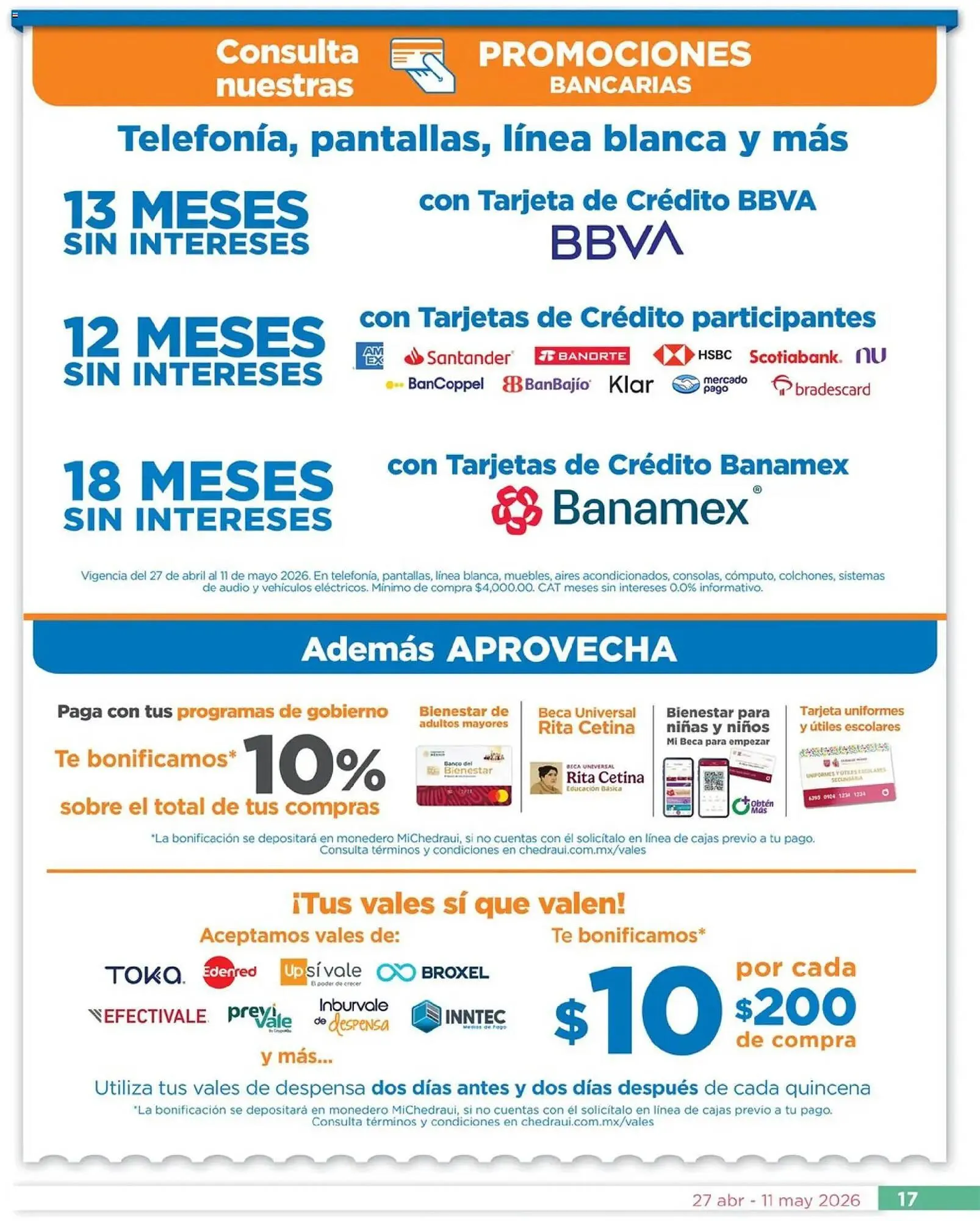 Catálogo de Folleto Chedraui 27 de abril al 12 de mayo 2026 - Pagina 17