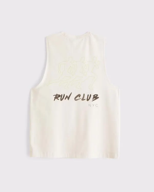 YPB Active Cotton-Blend Graphic Tank
