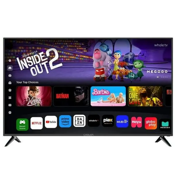 Q-touch - Pantalla Smart TV LED Smart FHD de 40 Sistema Whale Os Dolby Audio 60 HZ 3 HDMI 2 USB