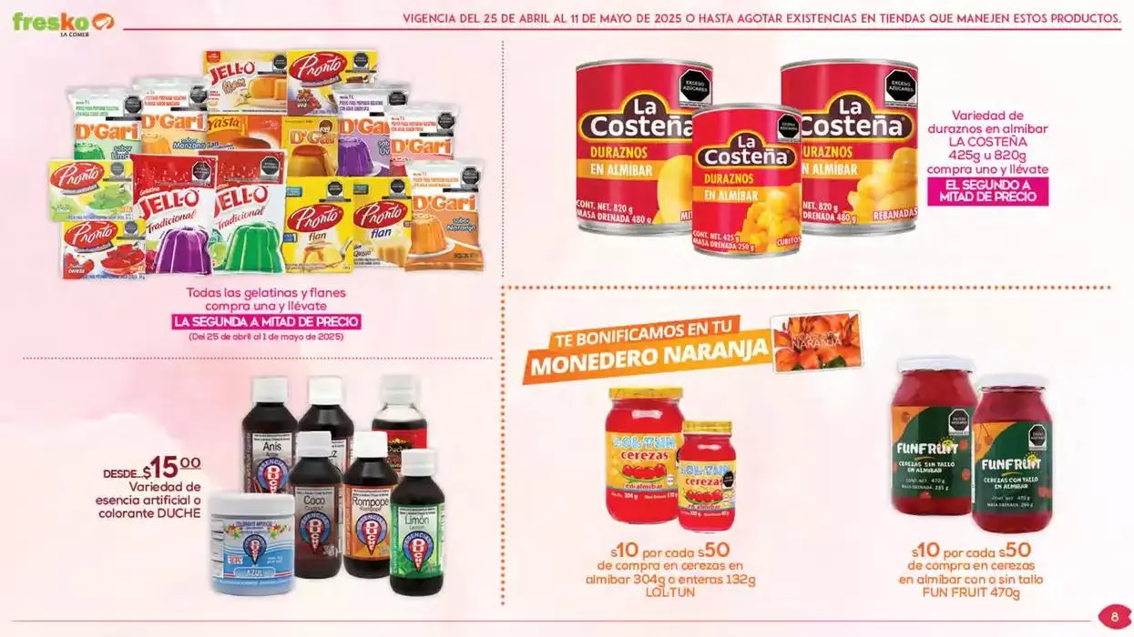 Catálogo de QUE SEA FRESKO HACE LA DIFERENCIA 25 de abril al 11 de mayo 2025 - Pagina 8