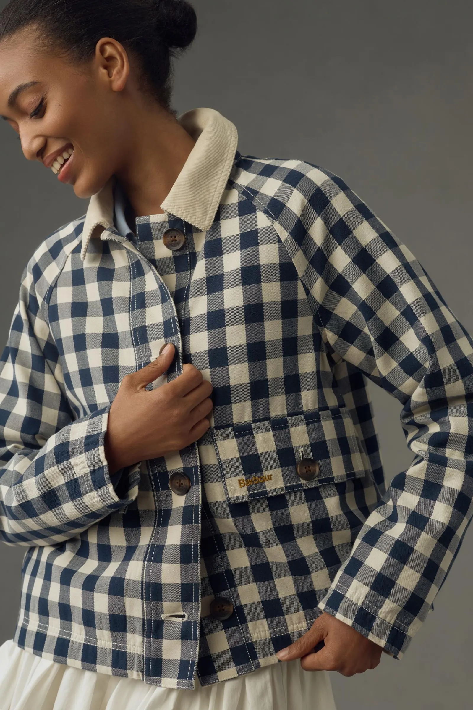 Barbour Maddison Gingham Casual Jacket