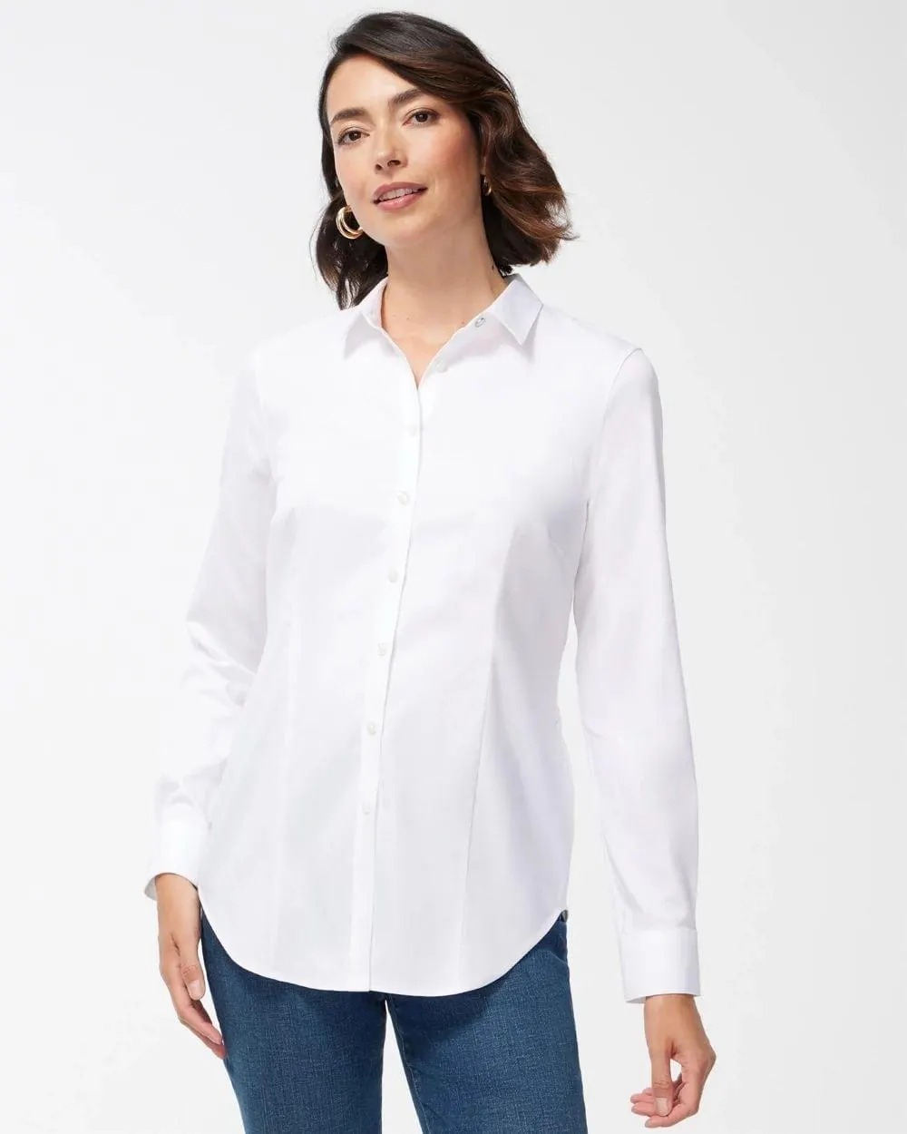 No Iron ™ Fitted Stretch Shirt