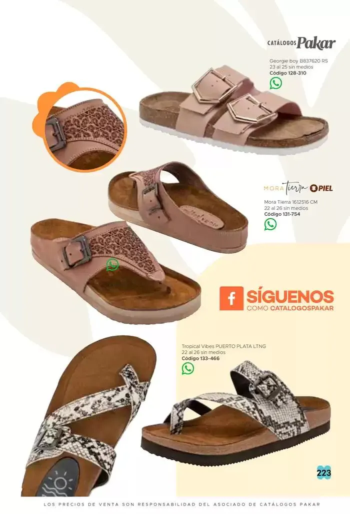 Catálogo de Pakar Sandalia 31 de enero al 31 de mayo 2025 - Pagina 223