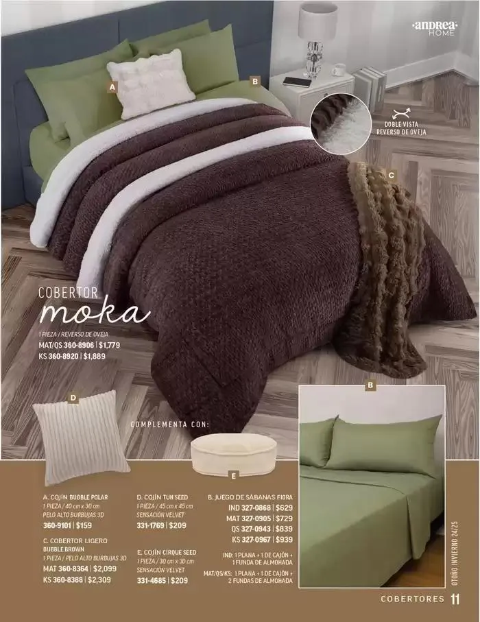 Catálogo de ANDREA - ANDREA HOME 26 de agosto al 25 de enero 2025 - Pagina 12