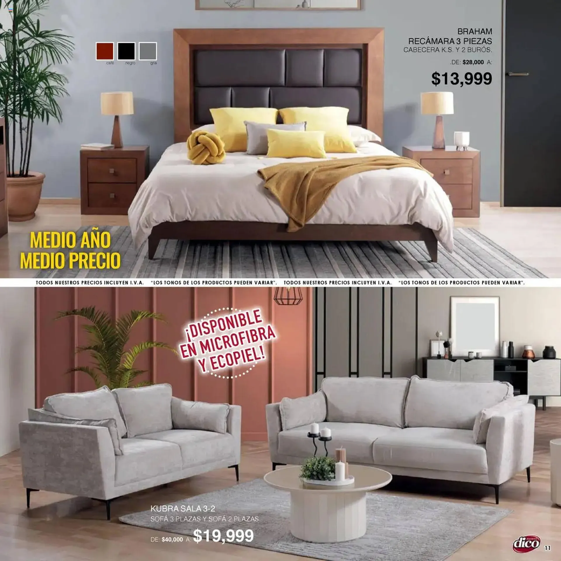 Catálogo de Catálogo Muebles Dico 1 de julio al 1 de agosto 2025 - Pagina 11