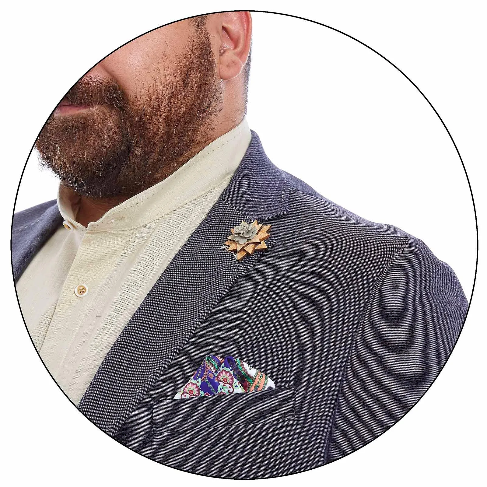 Saco casual para hombre | Azul Marino | Tallas extras