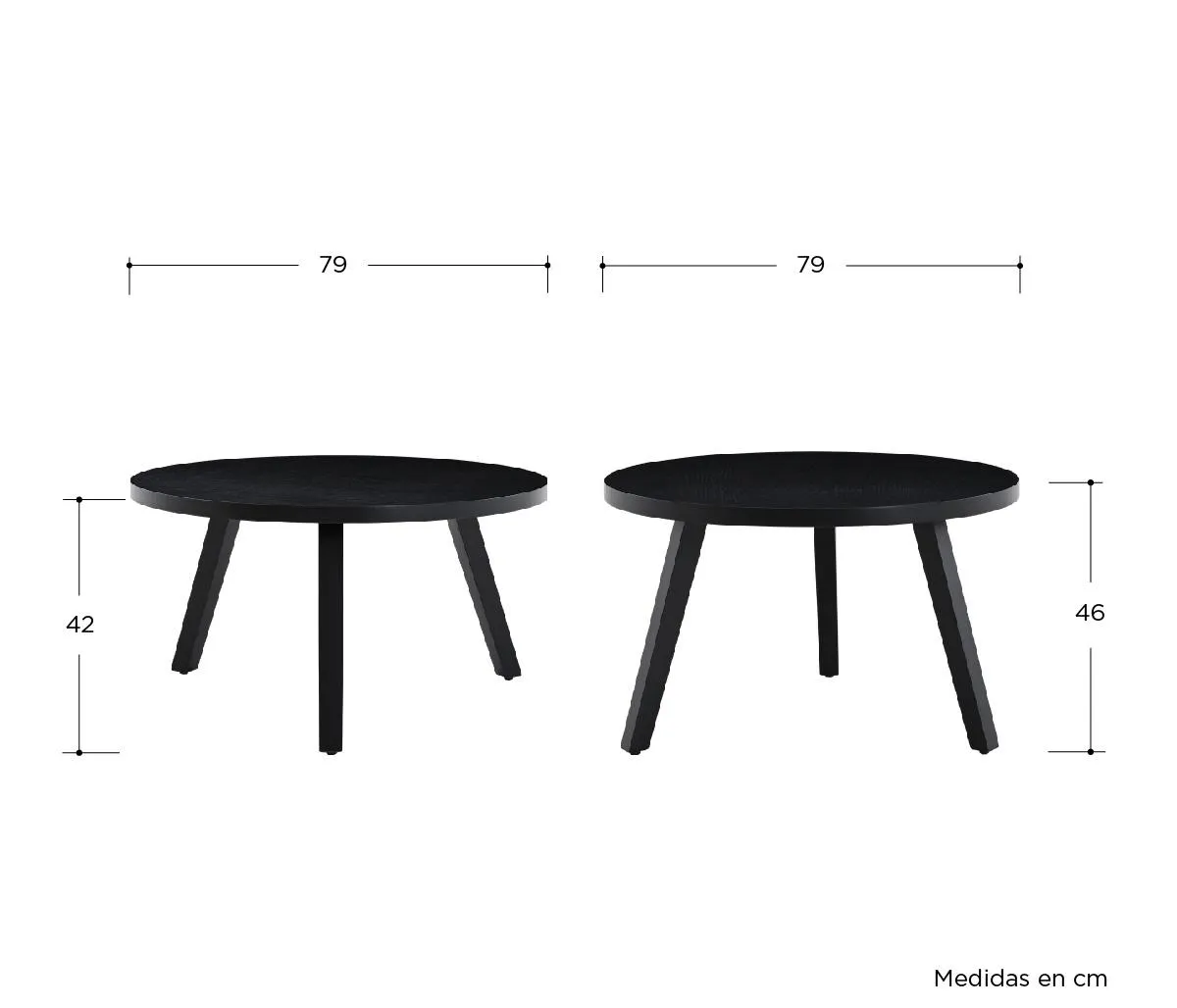 Mesa de centro Xocos - Negro