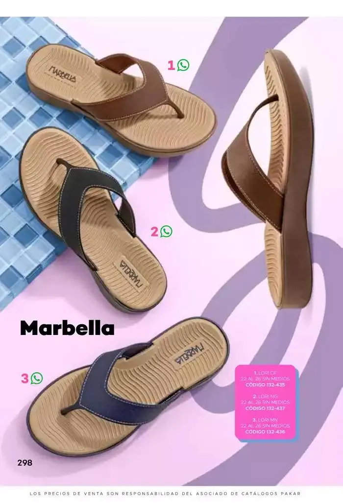 Catálogo de Pakar Sandalia 31 de enero al 31 de mayo 2025 - Pagina 298