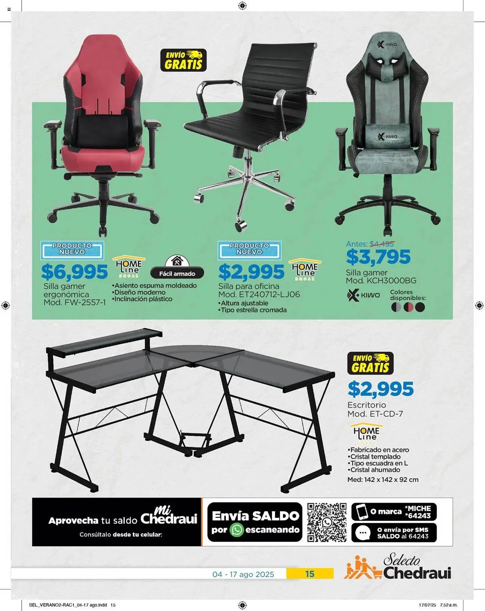 Catálogo de Catálogo Chedraui 4 de agosto al 18 de agosto 2025 - Pagina 15