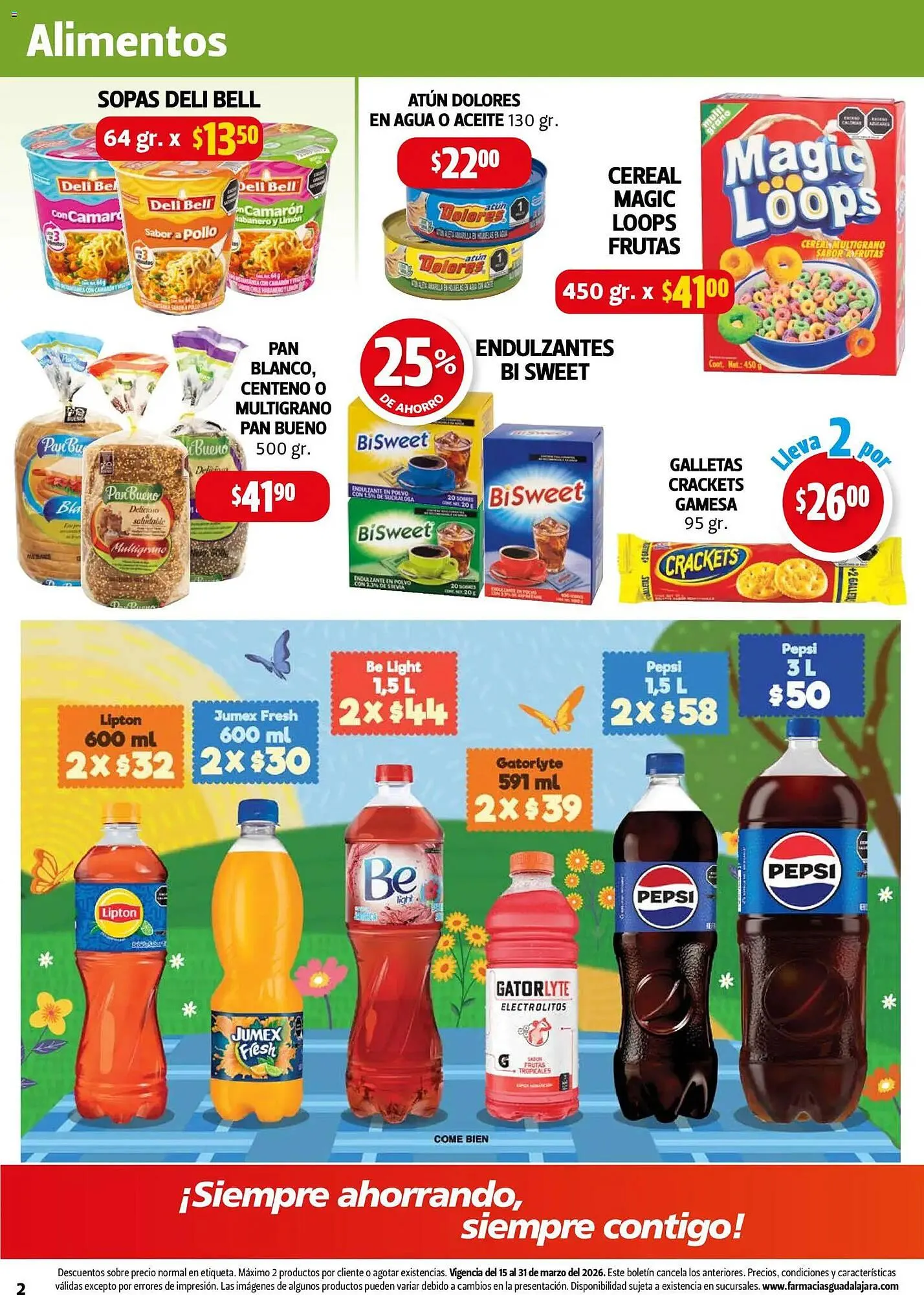 Catálogo de Folleto Farmacias Guadalajara 15 de marzo al 31 de marzo 2026 - Pagina 2