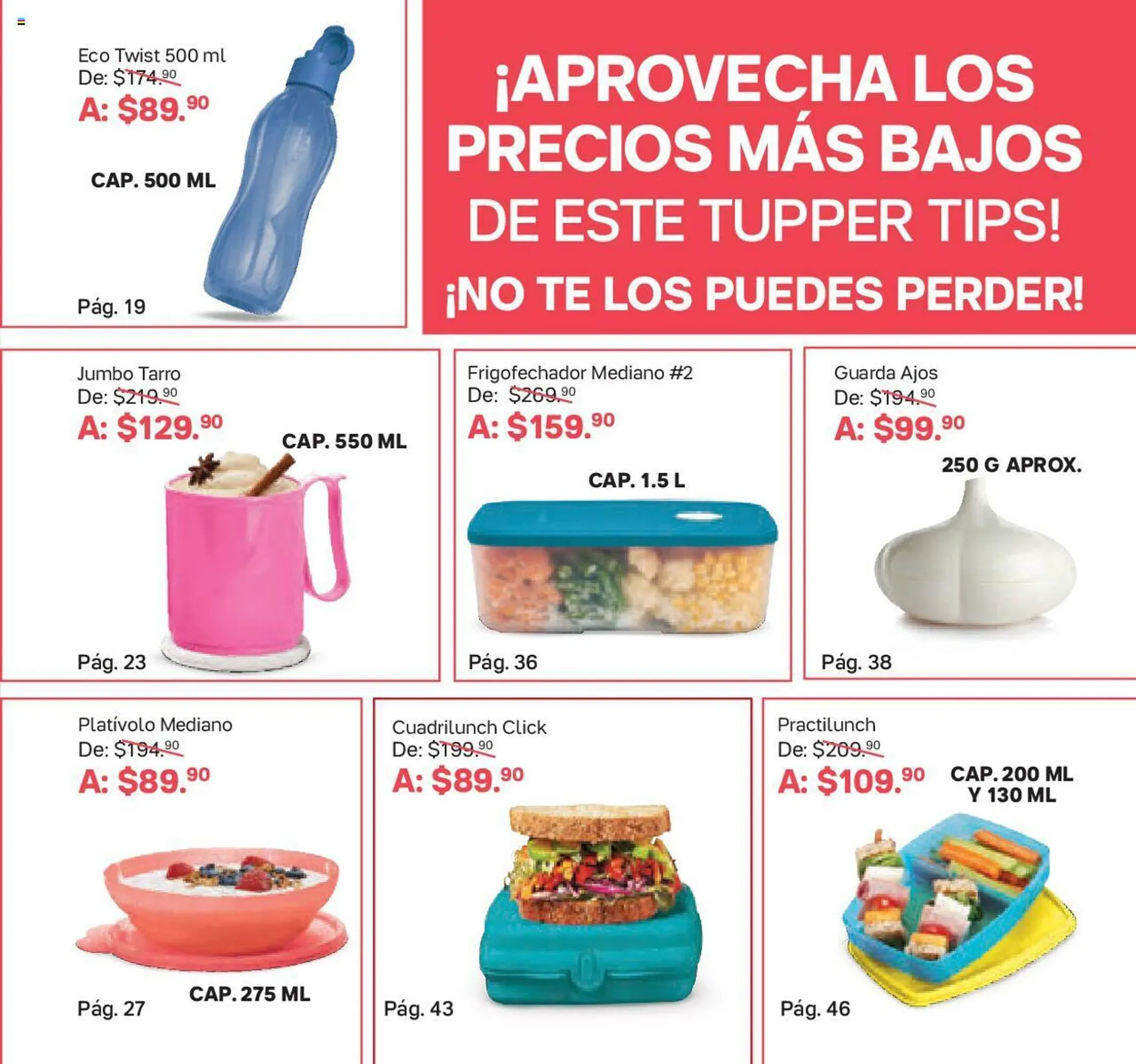 Catálogo de Catálogo Tupperware 13 de noviembre al 10 de diciembre 2023 - Pagina 3