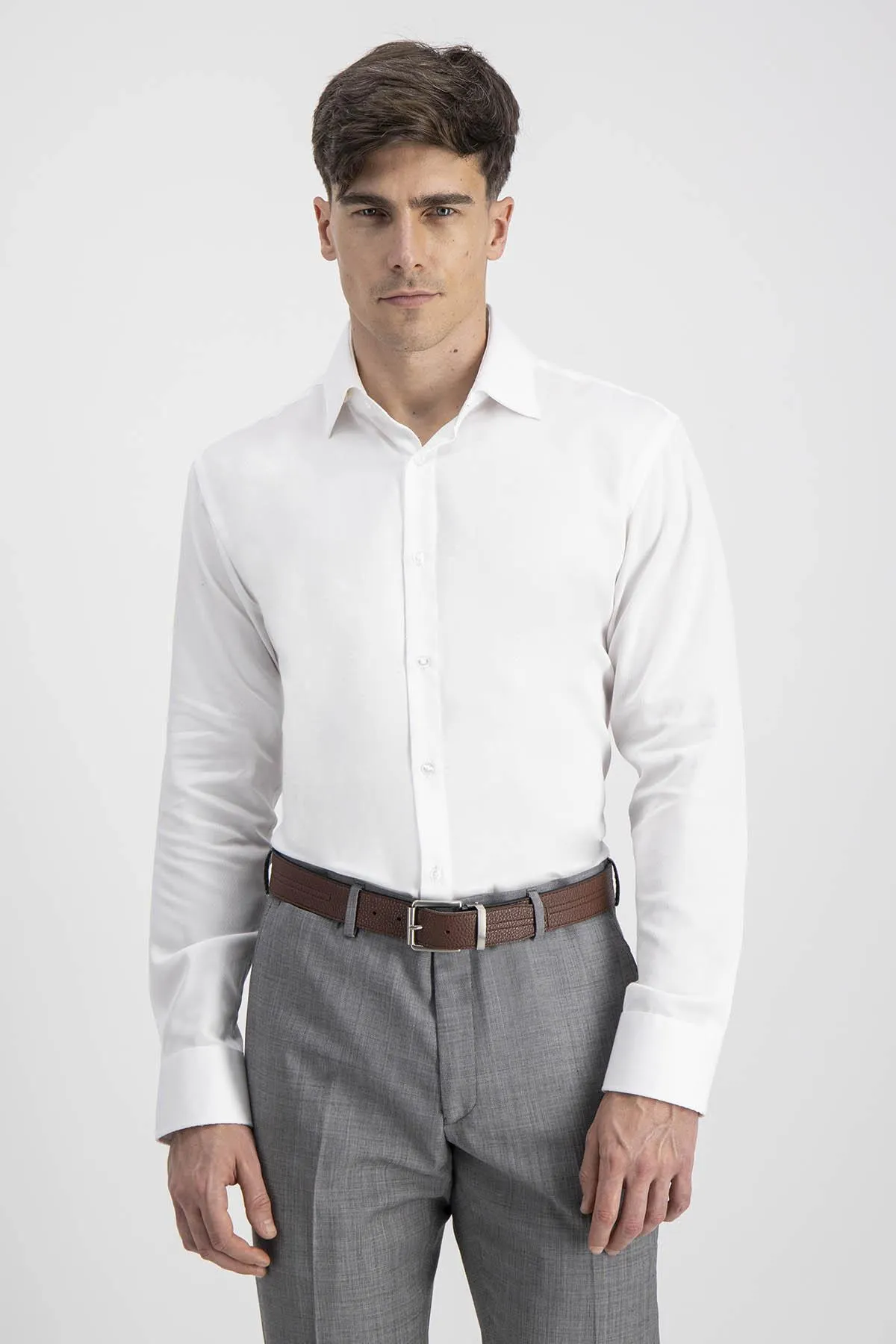 Camisa Formal Roberts Easy Care Contemporary Fit Color Blanco