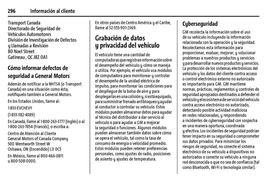 Catálogo de BrightDrop 400 Y BrightDrop 600 Manual del propietario 22 de enero al 31 de diciembre 2025 - Pagina 297