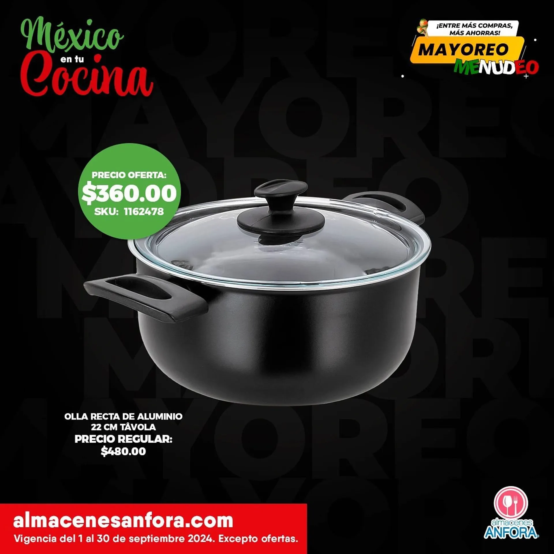 Catálogo de Catálogo Almacenes Anfora 10 de septiembre al 30 de septiembre 2024 - Pagina 1