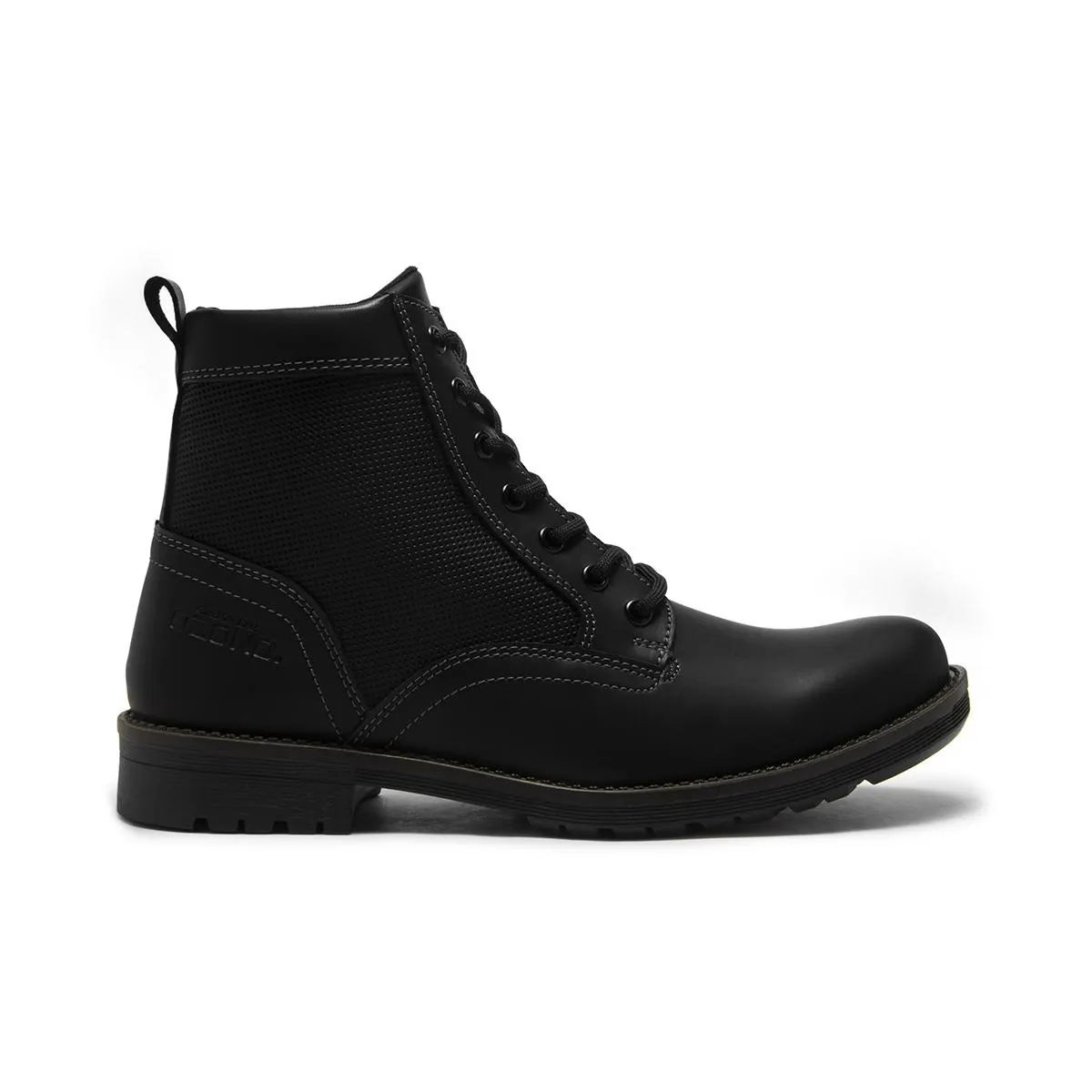 BOTÍN COMBAT LOOK INDUSTRIAL CAPA DE OZONO PARA HOMBRE ESTILO 620701 NEGRO