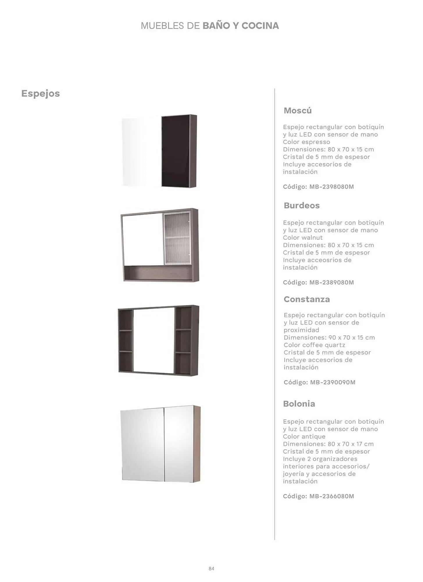 Catálogo de Catálogo Interceramic 3 de octubre al 3 de octubre 2026 - Pagina 84