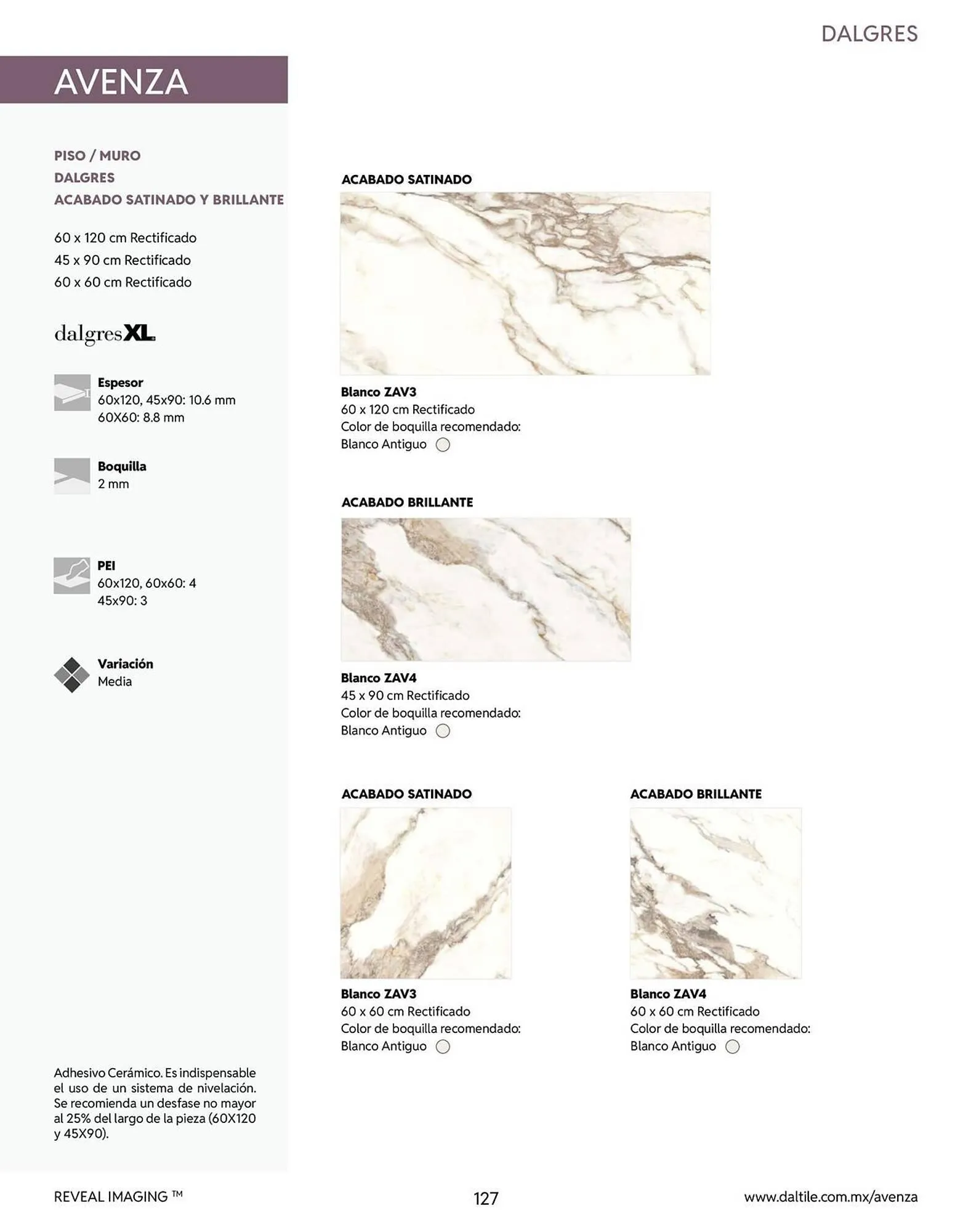 Catálogo de Catálogo Daltile 13 de enero al 31 de diciembre 2026 - Pagina 127