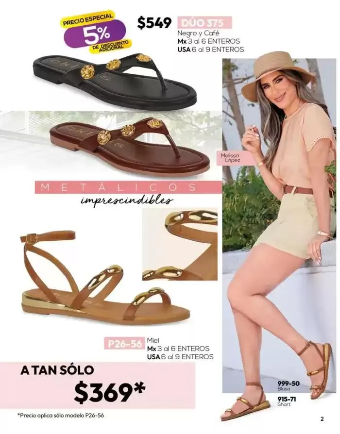 Catálogo de Catálogo Cklass Calzado Novedades de Verano 2025 México 28 de marzo al 27 de abril 2025 - Pagina 3