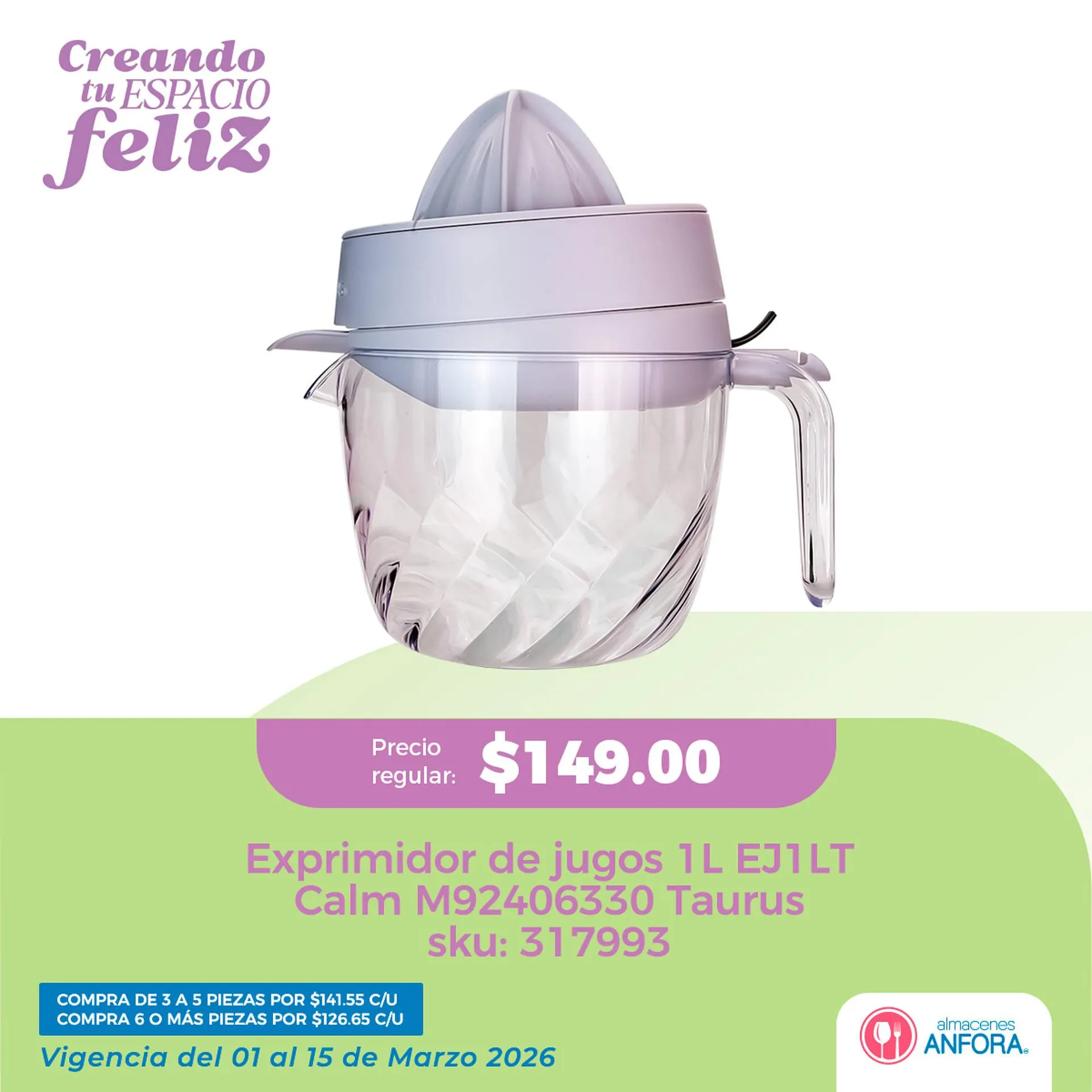 Catálogo de Catálogo Almacenes Anfora 6 de marzo al 15 de marzo 2026 - Pagina 4