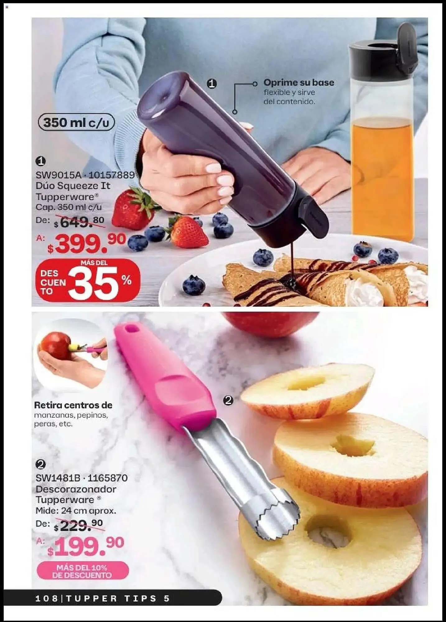 Catálogo de Catálogo Tupperware 20 de abril al 17 de mayo 2026 - Pagina 108