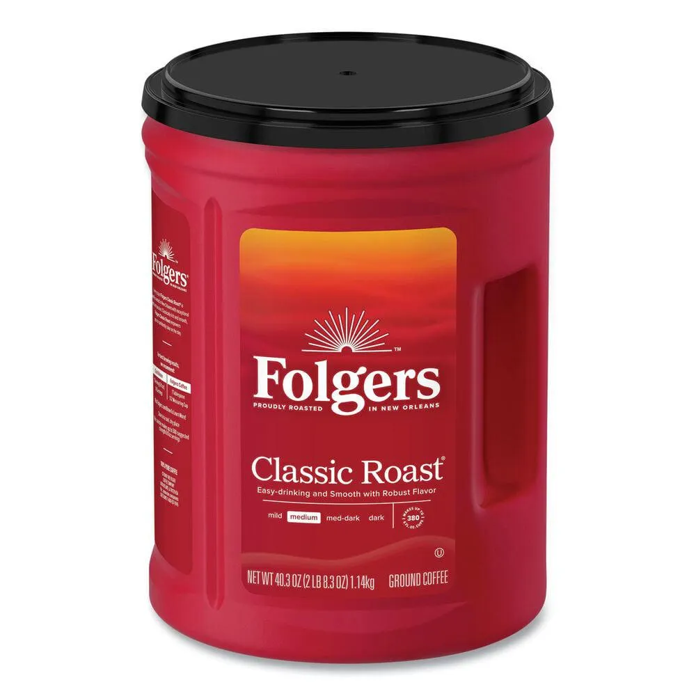 Café Tostado Molido Clásico Folgers 1.14 Kg