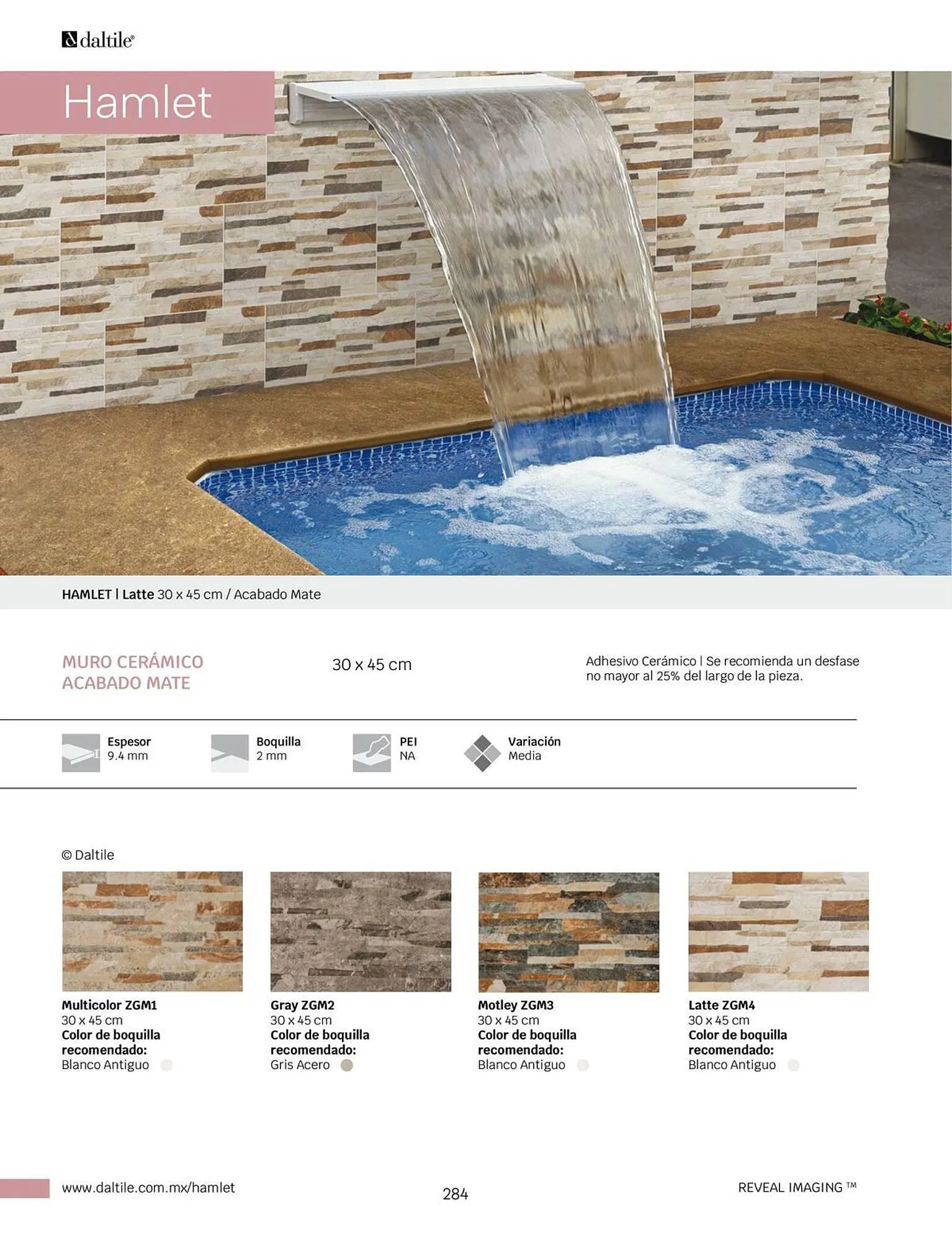 Catálogo de Catálogo Daltile 1 de enero al 31 de diciembre 2024 - Pagina 284