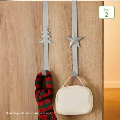 Set x 2 percheros Navideños