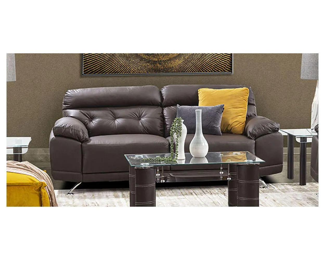 Sofá 3 Plazas San Marino Café