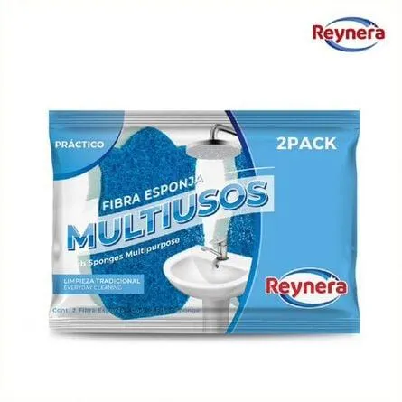 2 Pack Fibra Esponja Multiusos Reynera